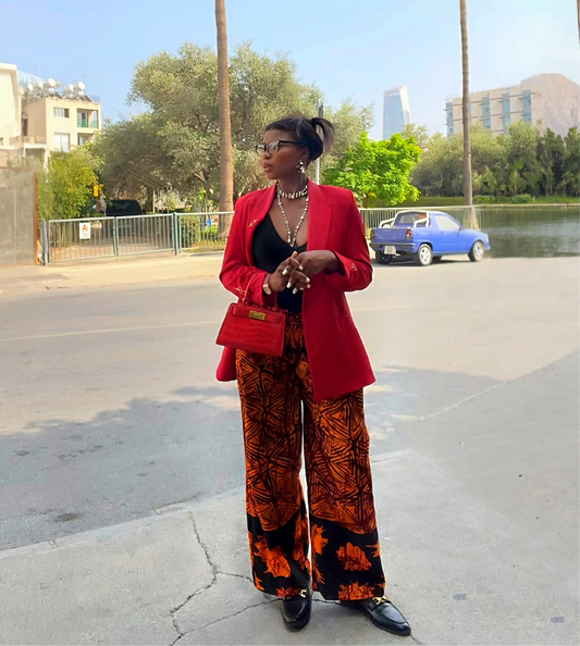 afro baggy pant